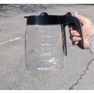NutriBullet Brew Choice Pod  Carafe Coffee Pot Replacement 12 Cups part glass
